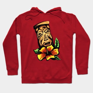 Hibiscus Tiki. Hoodie